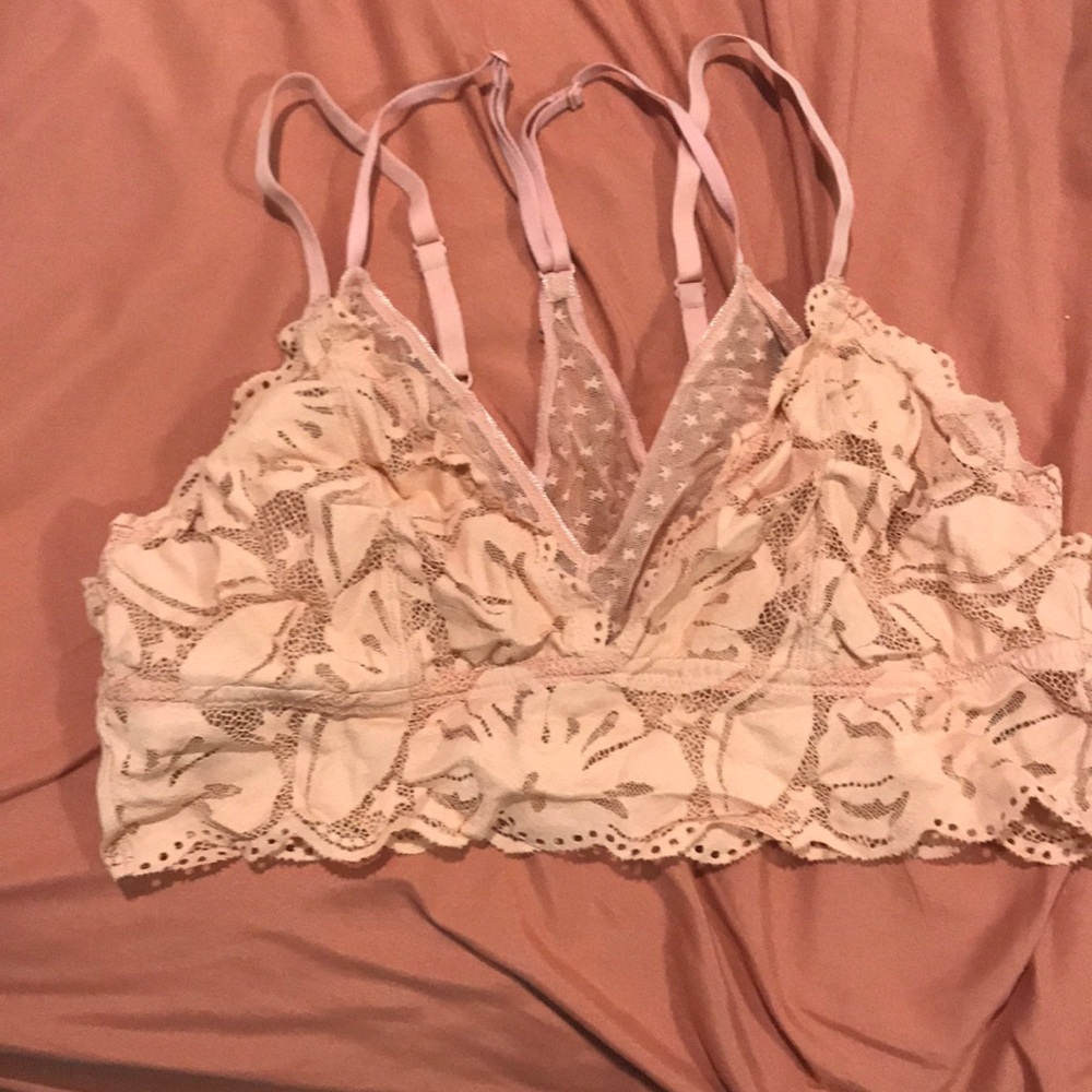 Aerie ~ starry Peach Bralette
